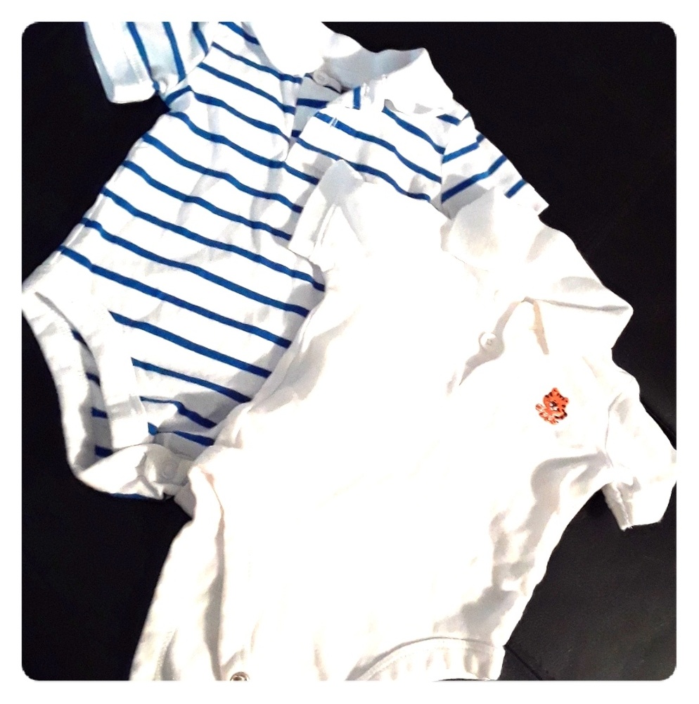 5 collared onesies.